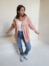 Load image into Gallery viewer, Good Boyfriend Shirt - Floral Clay + Neon Pink