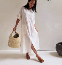 Load image into Gallery viewer, Sile Organic Cotton Shirt Dress