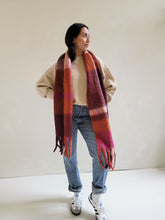 Load image into Gallery viewer, Upcycled Scarf - Magenta/Maroon