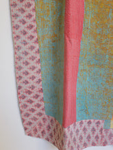 Load image into Gallery viewer, Kantha Quilt No. 074