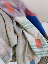 Load image into Gallery viewer, Kantha Quilt No. 085