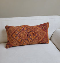 Load image into Gallery viewer, Vintage Wool Kilim Pillow - Magenta