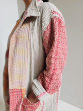 Load image into Gallery viewer, Long Kantha Jacket - No. 035