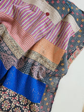 Load image into Gallery viewer, Kantha Quilt No. 073