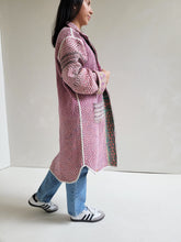 Load image into Gallery viewer, Long Kantha Jacket - No. 033