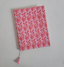 Load image into Gallery viewer, Block Printed Cotton Bound Notebook