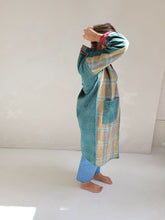Load image into Gallery viewer, Long Kantha Jacket - No. 015