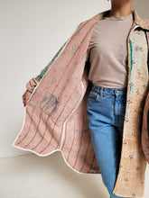 Load image into Gallery viewer, Long Kantha Jacket - No. 047