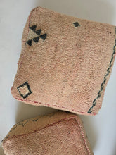 Load image into Gallery viewer, Vintage Wool Floor Cushion | Pinks