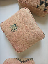 Load image into Gallery viewer, Vintage Wool Floor Cushion | Pinks