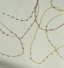 Load image into Gallery viewer, Hilo Thread + Gold Necklace