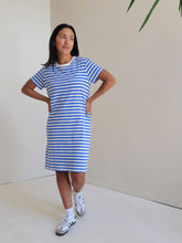 Load image into Gallery viewer, Organic Cotton Softspun Tee Dress - Stripe