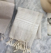 Load image into Gallery viewer, Loomed Turkish Hand Towel