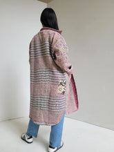 Load image into Gallery viewer, Long Kantha Jacket - No. 033