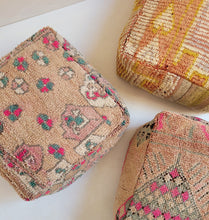 Load image into Gallery viewer, Vintage Wool Floor Cushion | Pastels