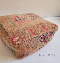Load image into Gallery viewer, Vintage Wool Floor Cushion | Pastels