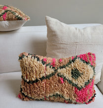 Load image into Gallery viewer, Vintage Wool Pillow - Neon Pink