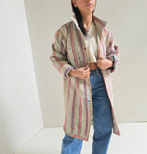 Load image into Gallery viewer, Long Kantha Quilt Jacket - No. 087