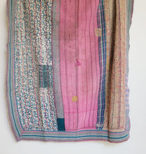 Load image into Gallery viewer, Kantha Quilt No. 060