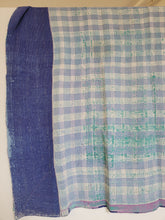 Load image into Gallery viewer, Kantha Quilt No. 086