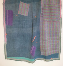 Load image into Gallery viewer, Kantha Quilt No. 090