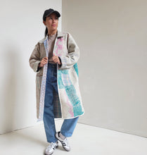 Load image into Gallery viewer, Long Kantha Jacket - No. 042