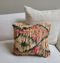 Load image into Gallery viewer, Vintage Wool Pillow - Neon Pink