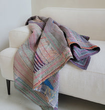 Load image into Gallery viewer, Kantha Quilt No. 087
