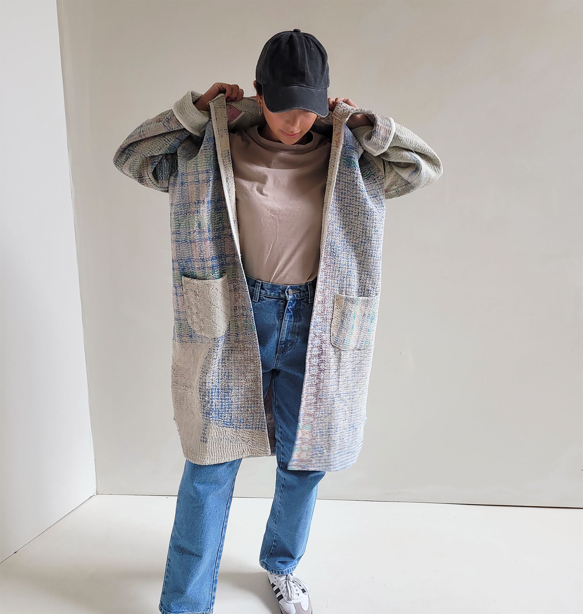 Long Kantha Jacket 042 – Minda Living