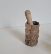 Load image into Gallery viewer, Wooden Mortar + Pestle