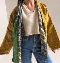 Load image into Gallery viewer, Kantha Quilt Jacket - No. 073