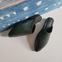 Load image into Gallery viewer, Forest Leather Mule