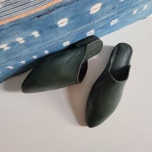 Load image into Gallery viewer, Forest Leather Mule