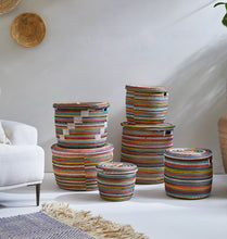 Load image into Gallery viewer, Flat Top Multi-Colored Baskets