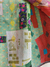 Load image into Gallery viewer, Kantha Blanket No. 040