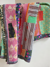 Load image into Gallery viewer, Kantha Blanket No. 040
