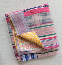 Load image into Gallery viewer, Kantha Blanket No. 036
