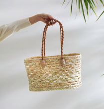 Load image into Gallery viewer, Leilani Woven Palm Tote