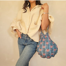 Load image into Gallery viewer, Minda x Llani Blockprint Market Tote Set