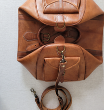 Load image into Gallery viewer, Leather Weekender Travel Bag