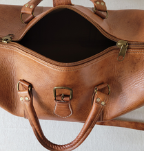 Load image into Gallery viewer, Leather Weekender Travel Bag
