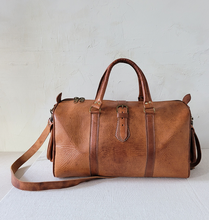 Load image into Gallery viewer, Leather Weekender Travel Bag