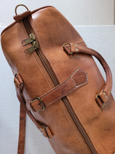 Load image into Gallery viewer, Leather Weekender Travel Bag