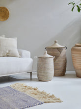 Load image into Gallery viewer, Medium Black & Cream Printed Basket