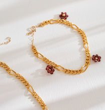 Load image into Gallery viewer, Celestine Garnet Bracelet
