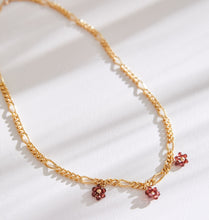 Load image into Gallery viewer, Celeste Garnet Necklace