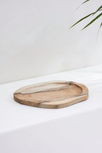 Load image into Gallery viewer, Walnut Carved Puzzle Platter