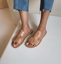 Load image into Gallery viewer, Louie Leather Slide Sandal