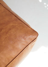 Load image into Gallery viewer, Leather Lounger Ottoman