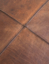Load image into Gallery viewer, Round Leather Ottoman Pouf